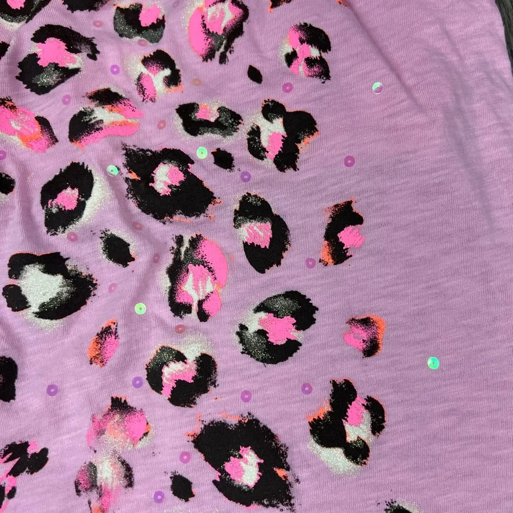Justice Pink Cheetah Print‎ Tank